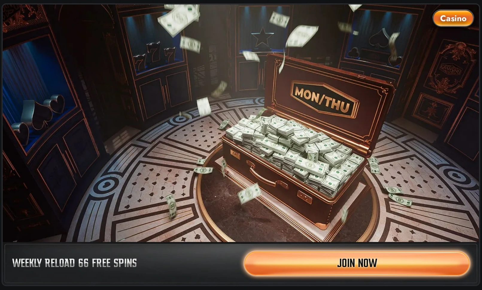 Gransino casino reload promotions and free spins
