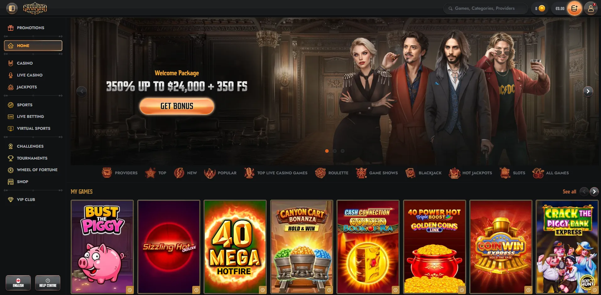 Gransino casino overview
