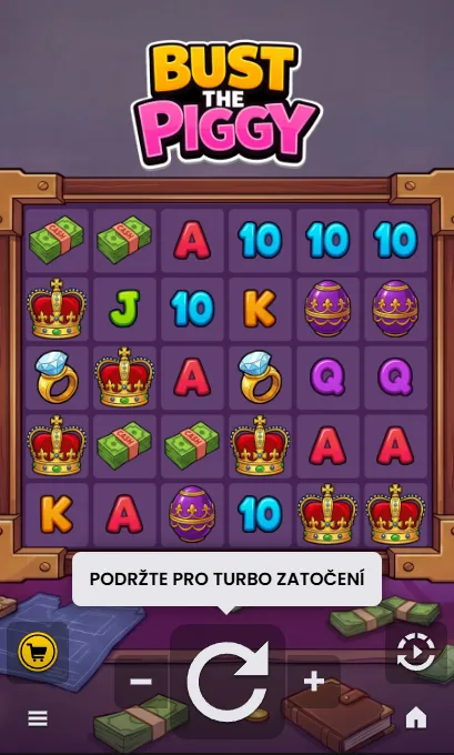 Mobilní nabídka kasina Gransino v prohlížeči