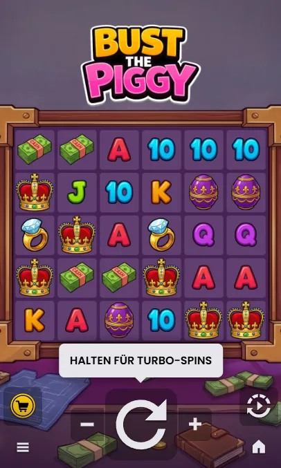 Mobile Casino-Ansicht von Gransino im Browser