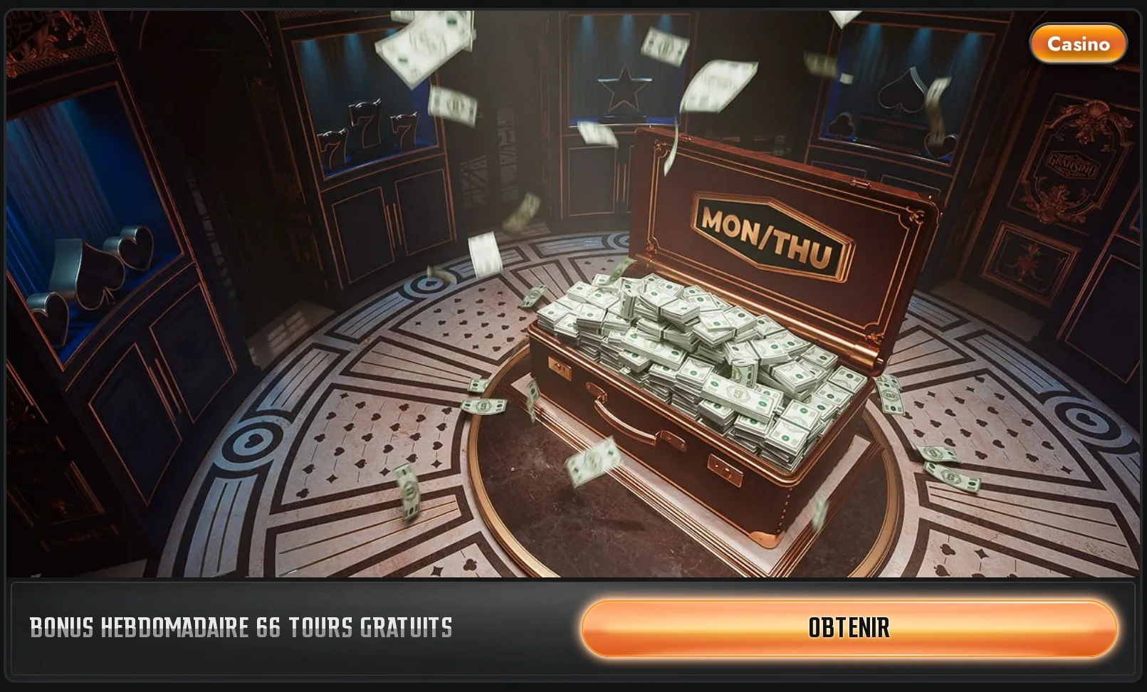 Promotions et bonus du casino Gransino