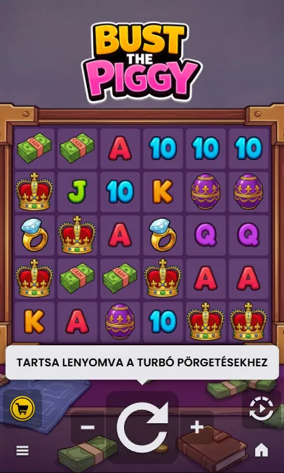 Gransino mobilkaszinó játék- és kategóriafelülete