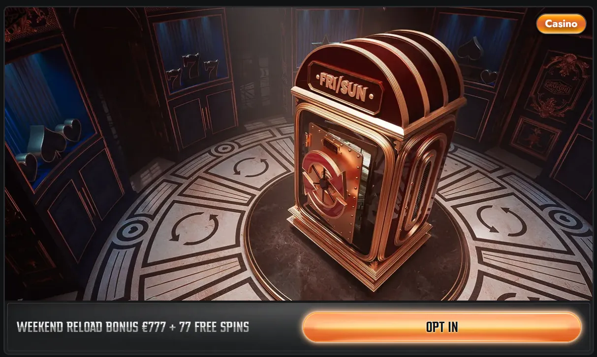 Casino promotion details