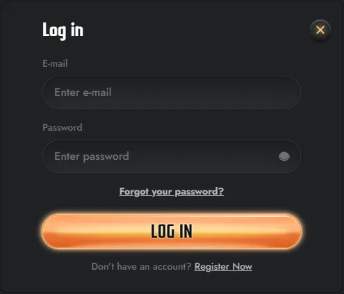 Gransino login page showing account access and password recovery guidance