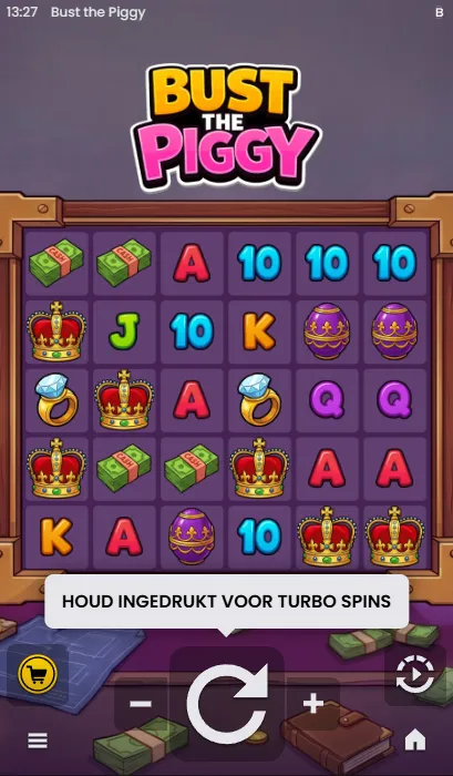 Casino-aanbod van Gransino in de mobiele browser