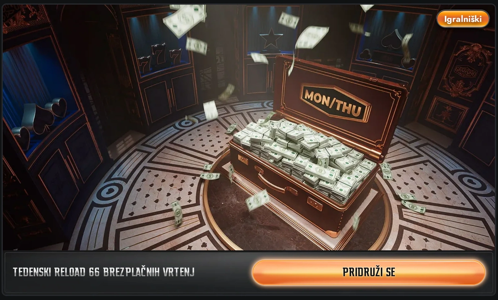 Casino promocije in nagrade Gransino